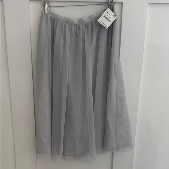 Zara Dresses & Skirts - Elegant Gray Women's Tulle Skirt